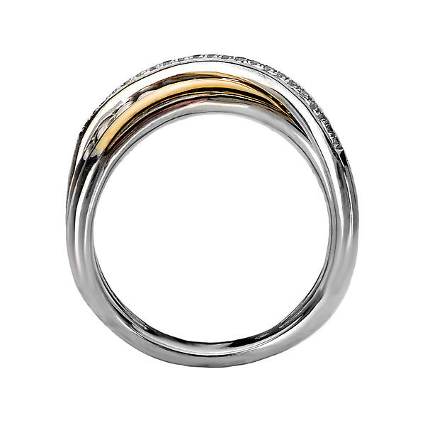 Ladies Two-Tone Diamond Ring