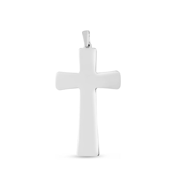 Silver Crusader Cross Pendant