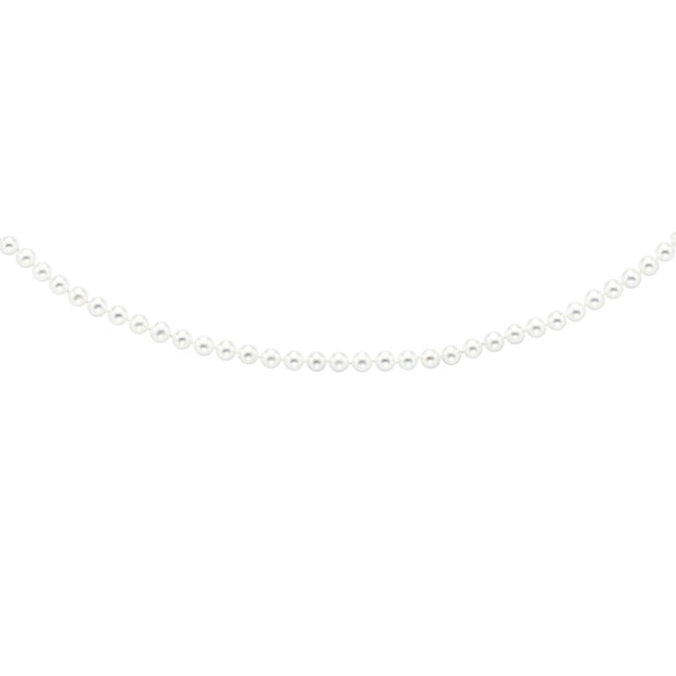 14K Gold 6.0-6.5MM Pearl Strand Necklace