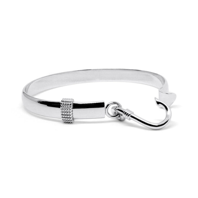 Mens Fish Hook Bracelet Made In Sterling Silver – Nasr Jewelers