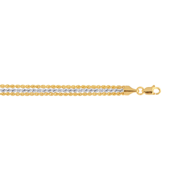 10K Gold Rope Bracelet