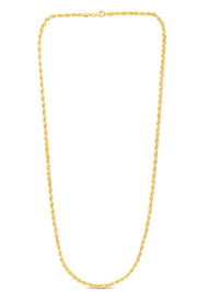 10K Gold 3.5mm Solid Diamond Cut Royal Rope Chain