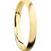 14K Yellow Gold with Satin Finish