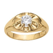 Platinum 1 ct tw Solitaire Diamond Ring