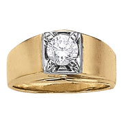 14K White Gold 1 ct tw Solitaire Diamond Ring