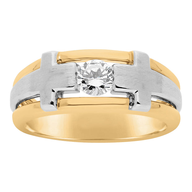 0.5 CT Round Diamond Solitaire Ring