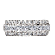 Triple Row Diamond Fashion Band