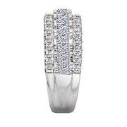 Triple Row Diamond Fashion Band