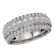 Triple Row Diamond Fashion Band