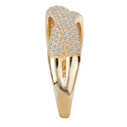 Twisted Diamond Fashion Ring