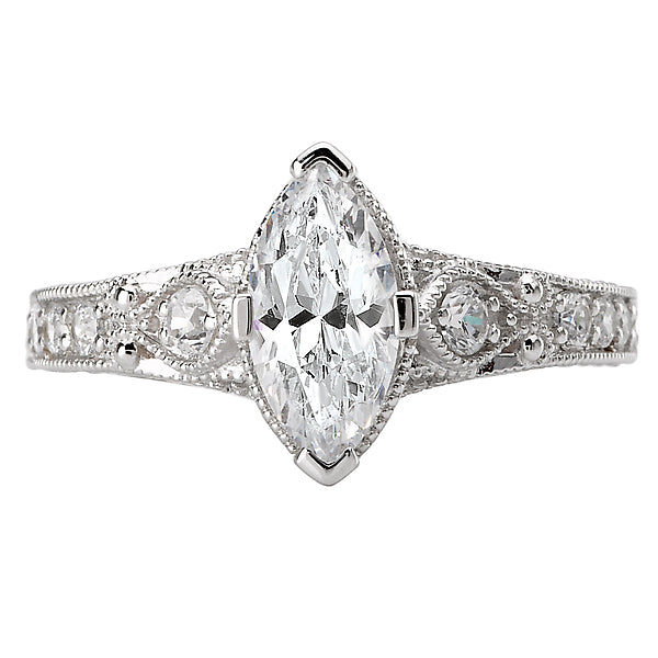 Vintage Semi-Mount Diamond Ring