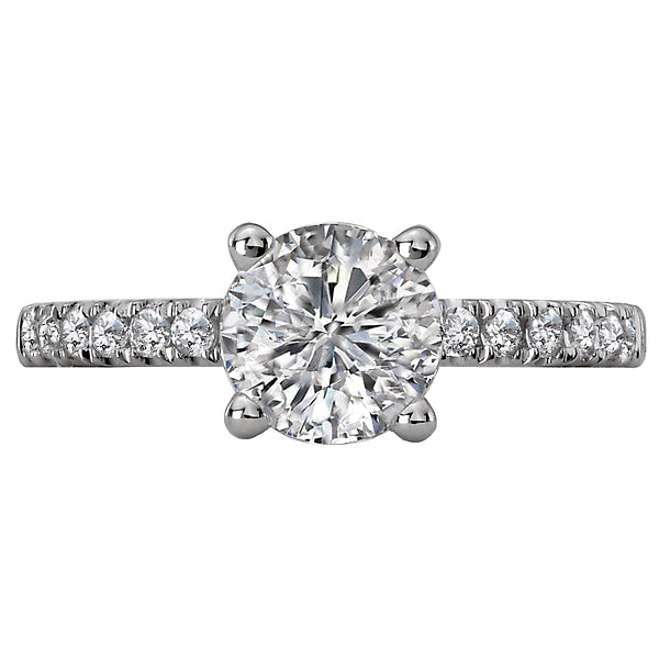 Diamond Semi-mount Engagement Ring