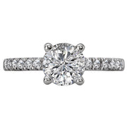 Diamond Semi-mount Engagement Ring