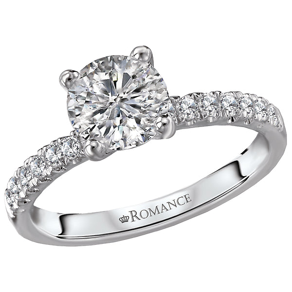 Diamond Semi-mount Engagement Ring