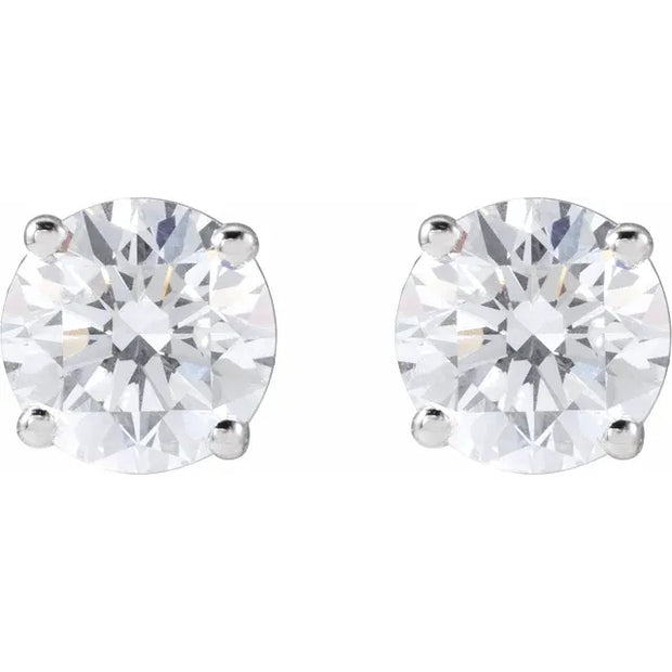 Lab-Grown Diamond Studs in 14K Gold