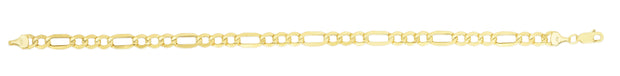 10K Gold 5.6mm Lite Figaro Chain