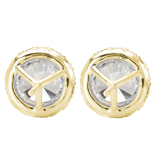 Ladies Diamond Halo Earrings