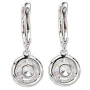 Ladies Diamond Halo Earrings