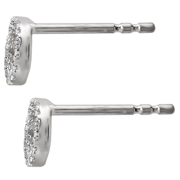 Ladies Fashion Diamond Halo Earrings