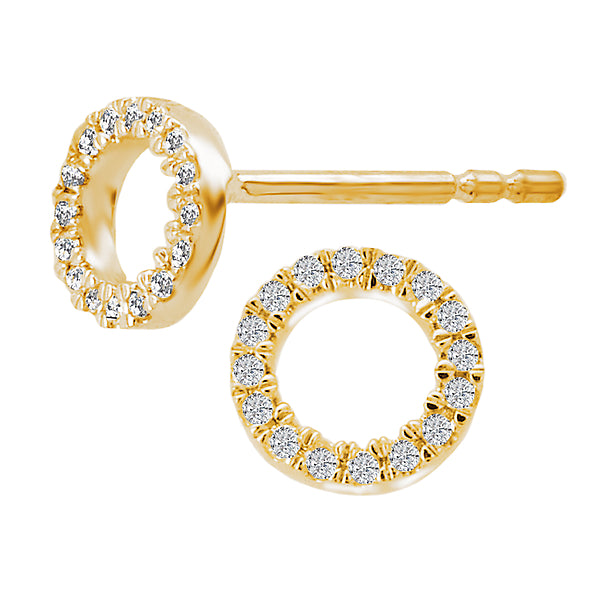 Ladies Fashion Diamond Halo Earrings