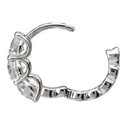 Diamond Hoop Earrings