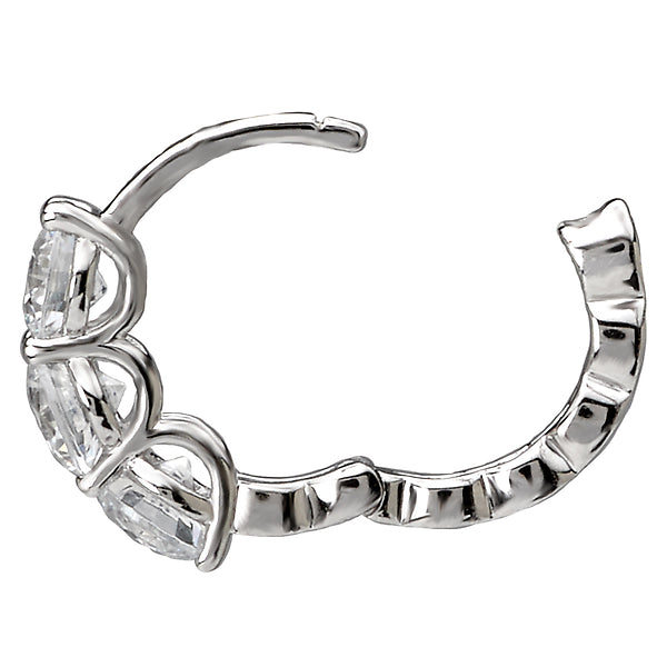 Diamond Hoop Earrings