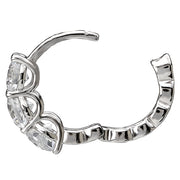 Diamond Hoop Earrings