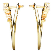 Ladies Fashon Diamond Earrings