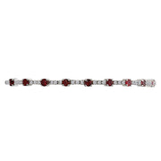 Ladies Fashion Gem-Stone and Diamond Bracelet