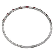 Ladies Fashion Gem-Stone and Diamond Bracelet