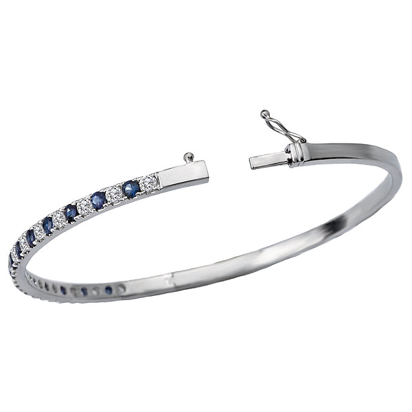 Ladies Diamond Hinged Bangle