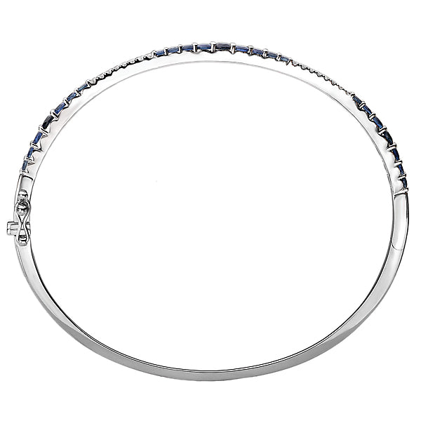 Ladies Fashion Diamond and Sapphire Bracelet