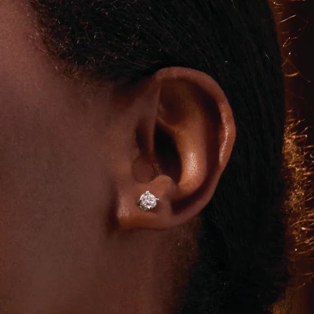 Lab-Grown Diamond Studs in 14K Gold