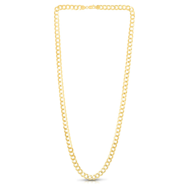 10K Gold 6.2mm Lite Comfort Curb Chain