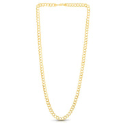 10K Gold 6.2mm Lite Comfort Curb Chain