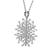 Diamond Snowflake Pendant