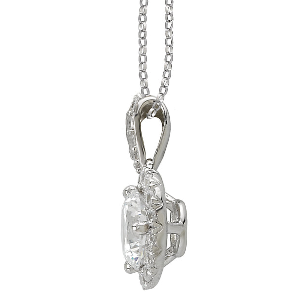 Semi-Mount Diamond Pendant