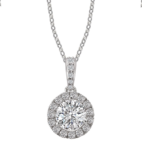 Semi-Mount Diamond Pendant