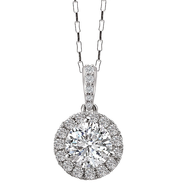 Semi-Mount Diamond Pendant