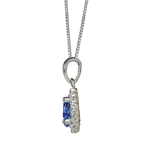 Ladies Fashion Diamond and Gemstone Pendant