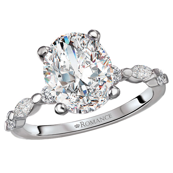 Semi-Mount Diamond Engagement Ring