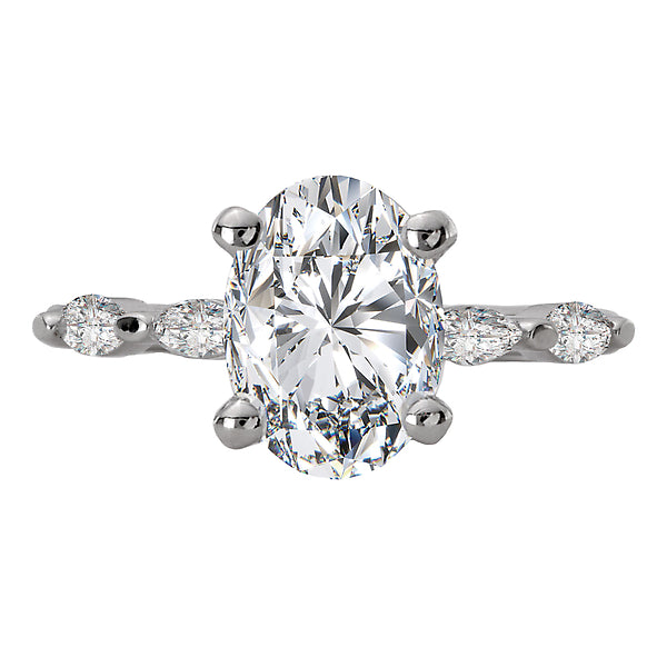 Semi-Mount Diamond Engagement Ring