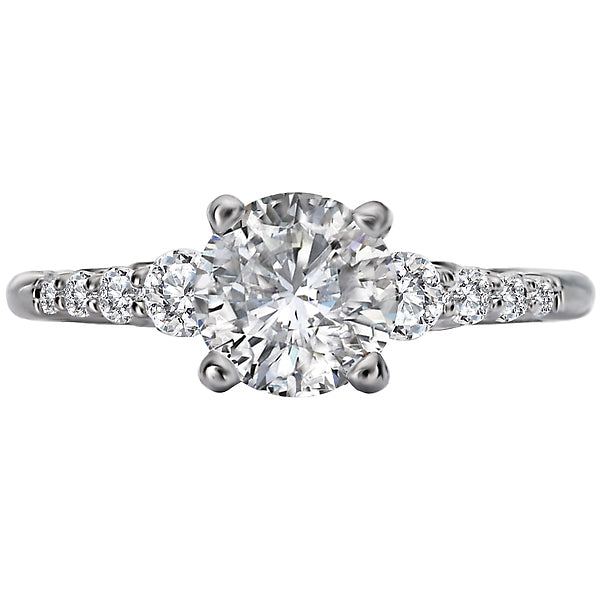 Classic Diamond Semi-Mount Engagement Ring