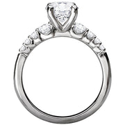 Classic Diamond Semi-Mount Engagement Ring