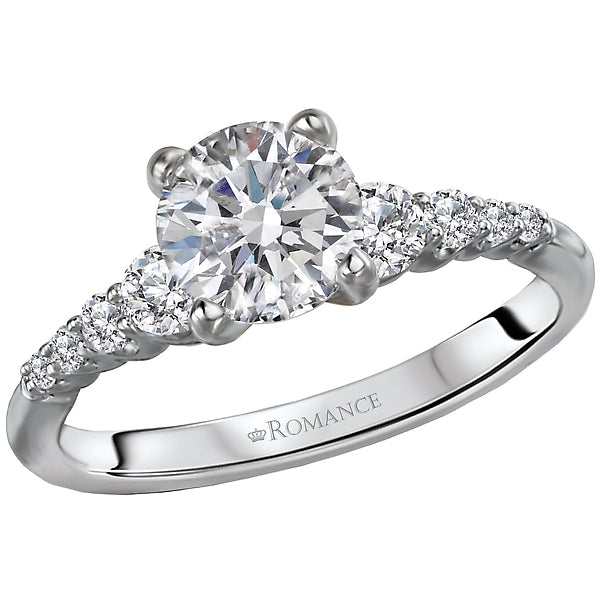 Classic Diamond Semi-Mount Engagement Ring