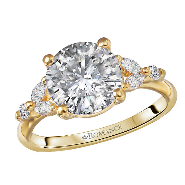 Diamond Semi-Mount Engagement Ring