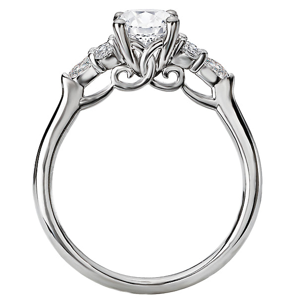 Diamond Semi-Mount Engagement Ring