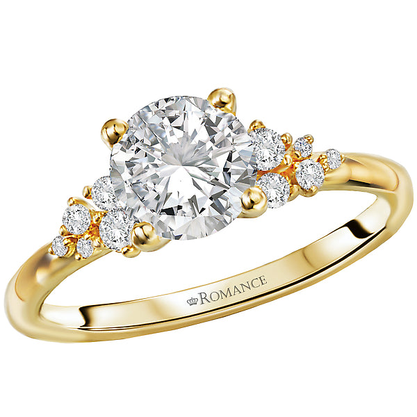 Diamond Semi-Mount Engagement Ring