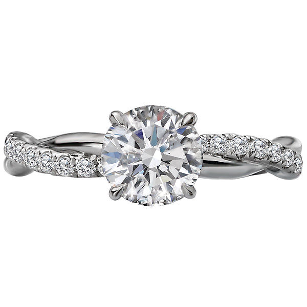 Semi-Mount Diamond Engagement Ring