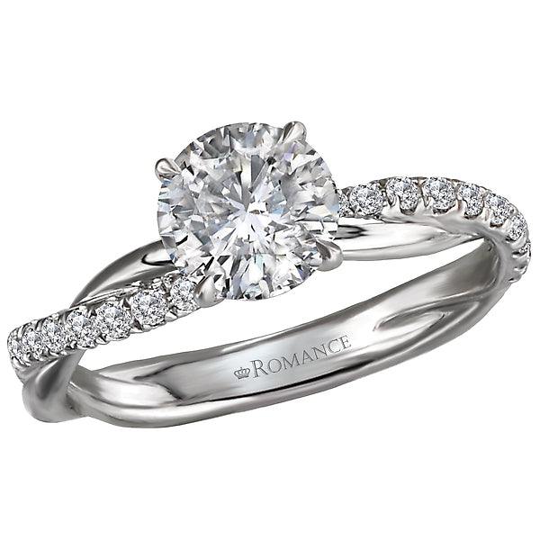 Semi-Mount Diamond Engagement Ring